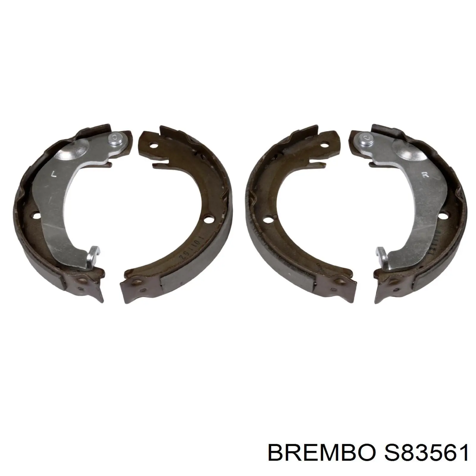 S83561 Brembo колодки ручника/стоянкового гальма