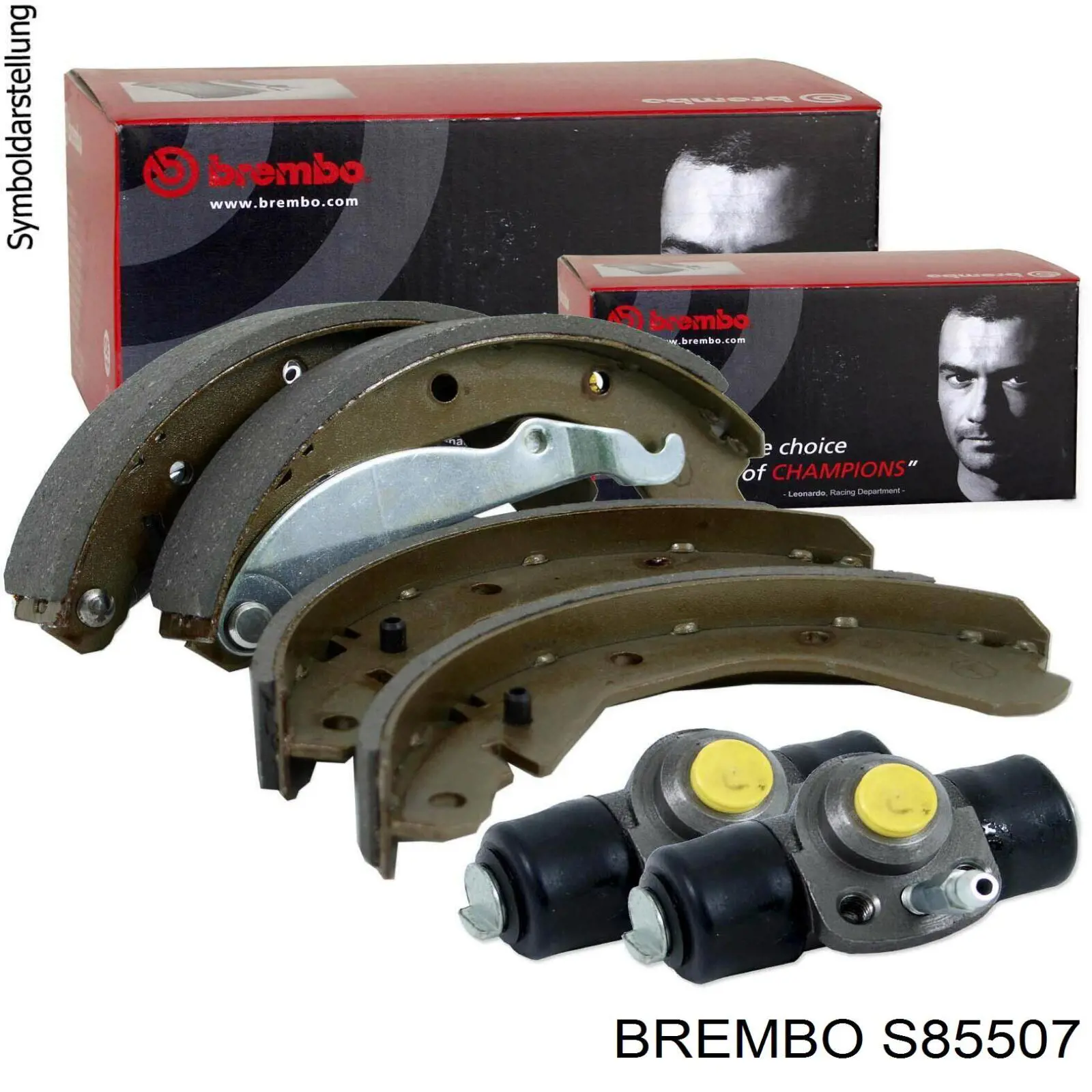 Колодки гальмові задні, барабанні S85507 Brembo