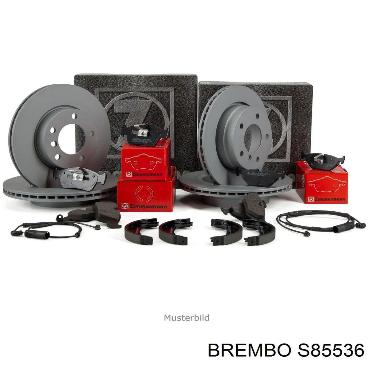 Колодки стоянкового гальма Brembo S85536