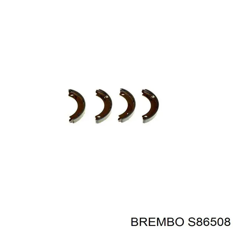 S86508 Brembo колодки ручника/стоянкового гальма