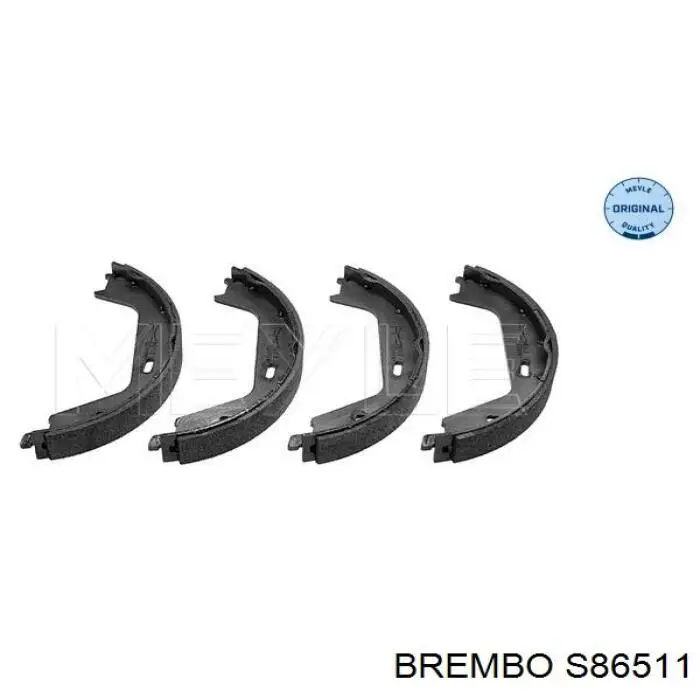 Колодки ручника S86511 Brembo