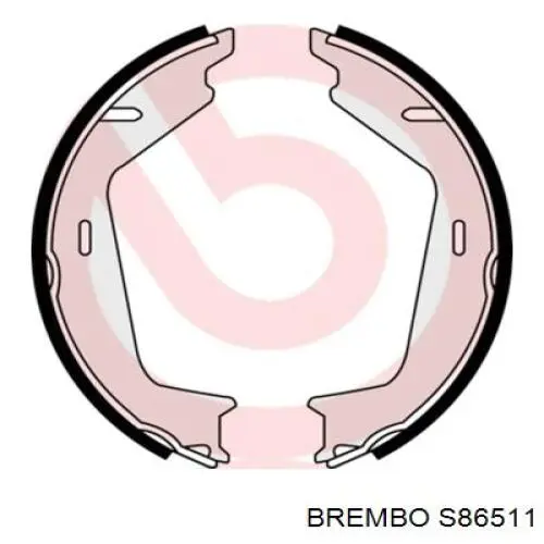 Купити S86511 Brembo Гальмівні колодки гальма стоянки