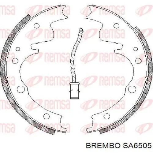 BC06060 Starline Накладка гальмівна задня (TRUCK)