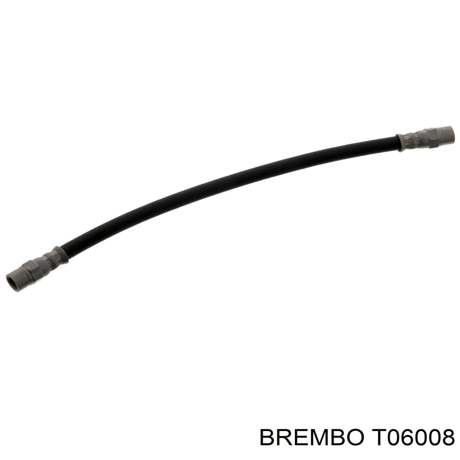 T06008 Brembo шланг гальмівний передній