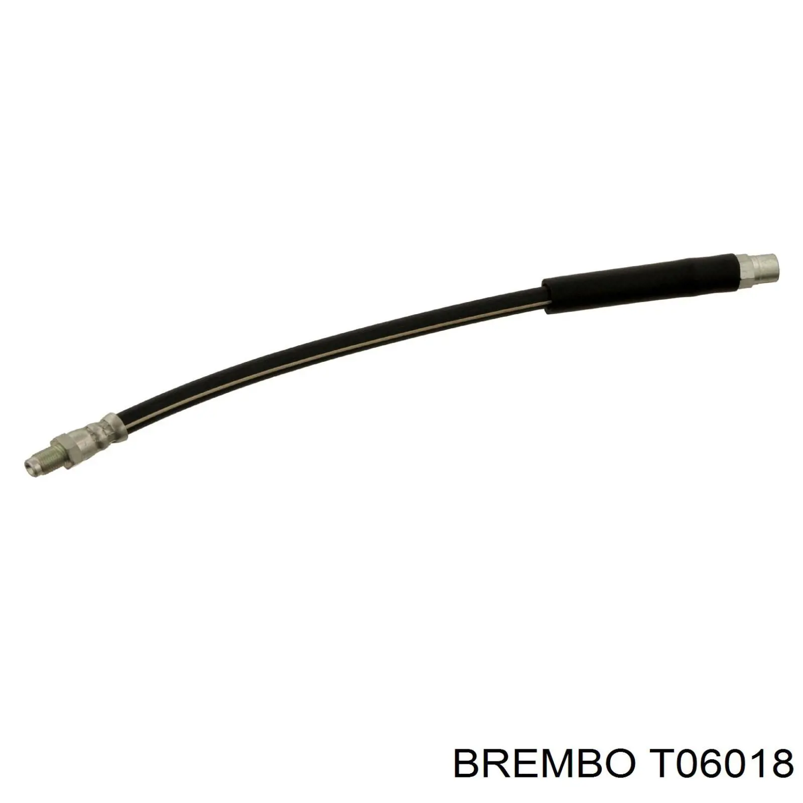 T06018 Brembo шланг гальмівний задній