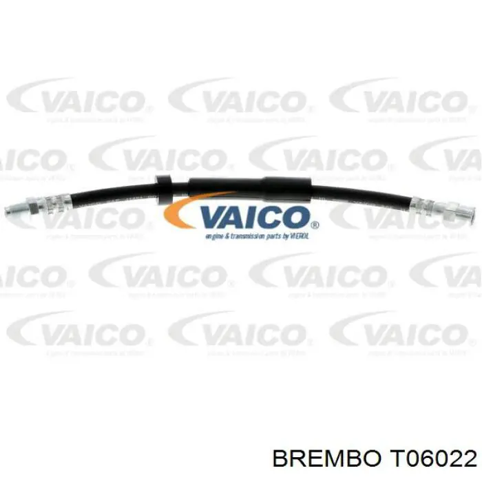 T06022 Brembo шланг гальмівний задній