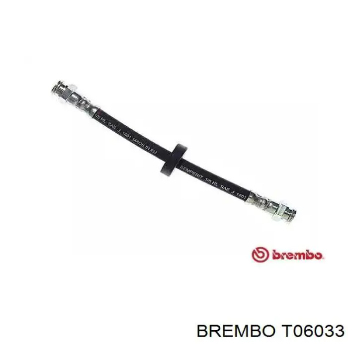 Шланг гальмівний передній, лівий Brembo T06033 ціна, від 5.35 USD