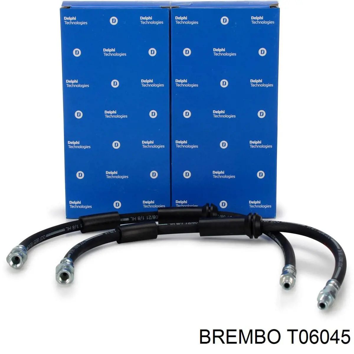 Шланг гальмівний передній Brembo T06045 ціна, від 15.32 USD