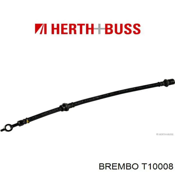 Шланг гальмівний задній, правий Brembo T10008 ціна, від 10.11 USD