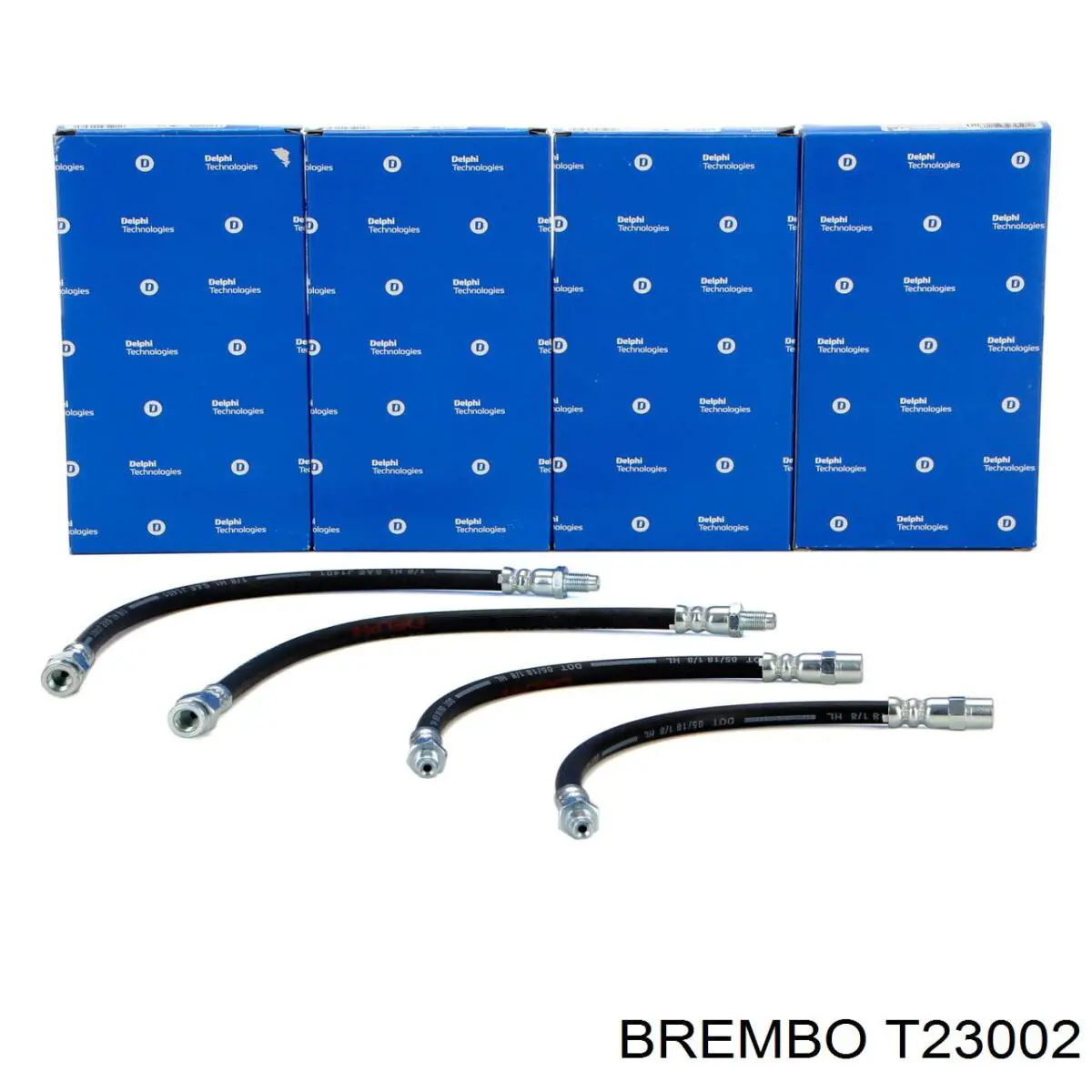 Шланг гальмівний передній Brembo T23002 ціна, від 7.07 USD