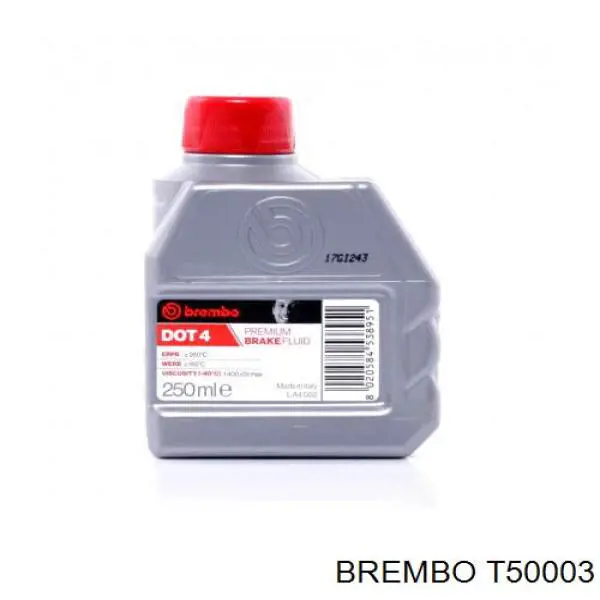 Шланг гальмівний передній Brembo T50003