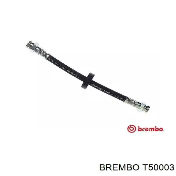 T50003 Brembo Гнучка гальмівна трубка передня