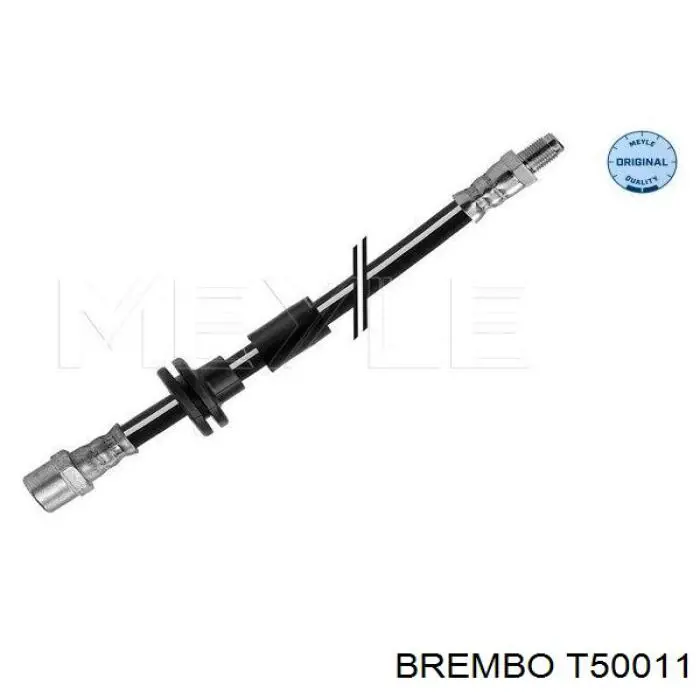 T50011 Brembo шланг гальмівний передній