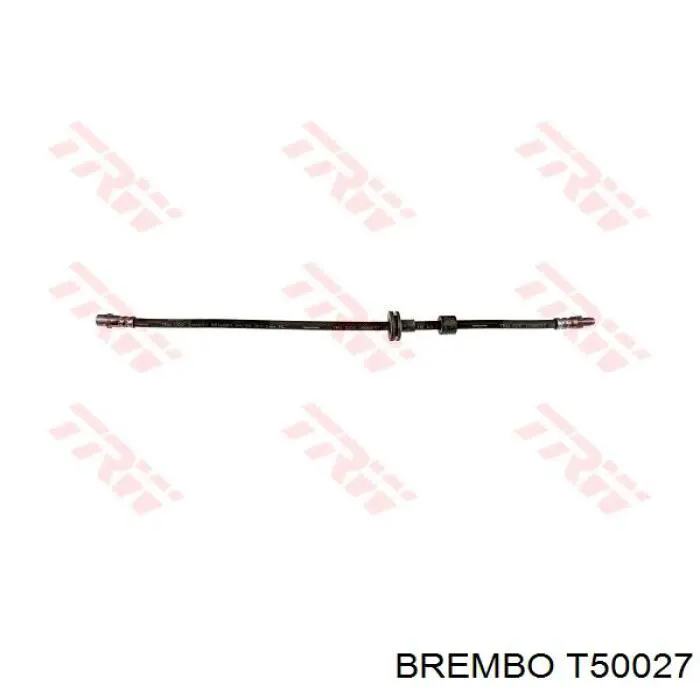 T50027 Brembo Гнучка гальмівна трубка передня