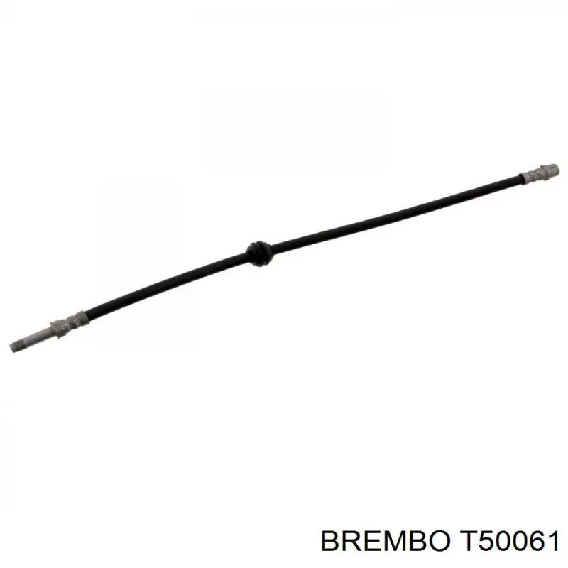 T50061 Brembo шланг гальмівний передній