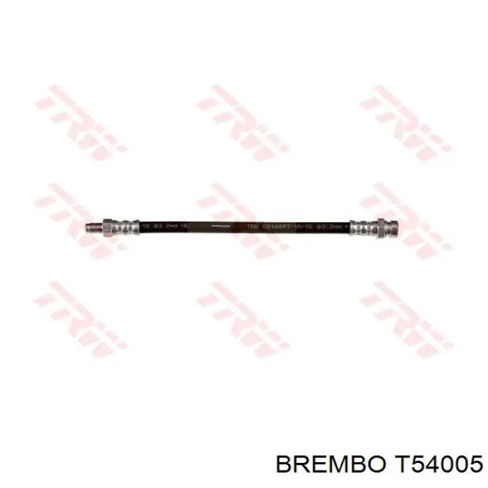 T54005 Brembo шланг гальмівний передній