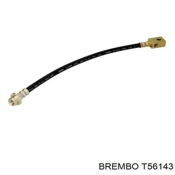 Шланг гальмівний передній, правий Brembo T56143 ціна, від 15.26 USD
