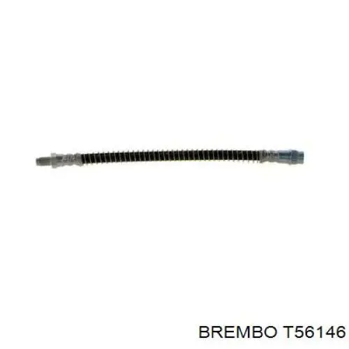 T56146 Brembo шланг гальмівний задній