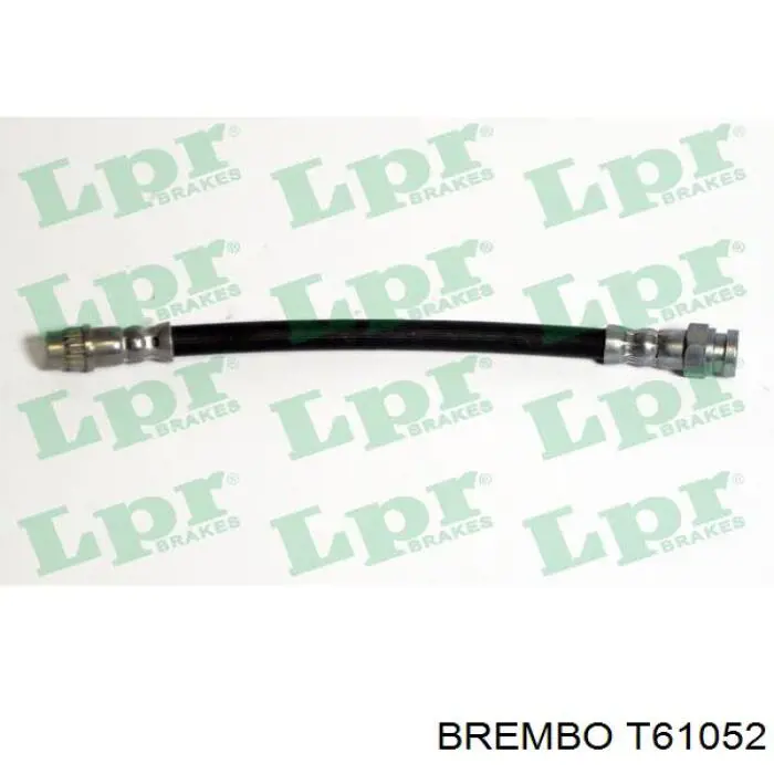 T61052 Brembo шланг гальмівний задній