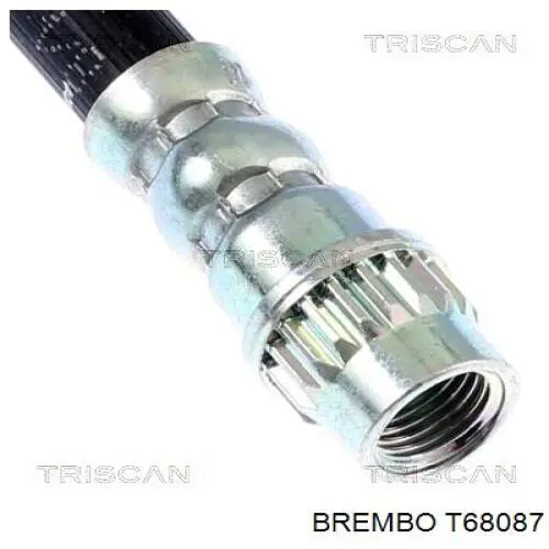 T68087 Brembo Шланг гальмівний задній