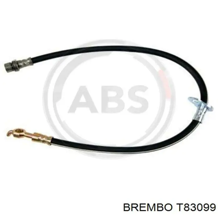 Шланг гальмівний передній, лівий Brembo T83099 ціна, від 16.47 USD