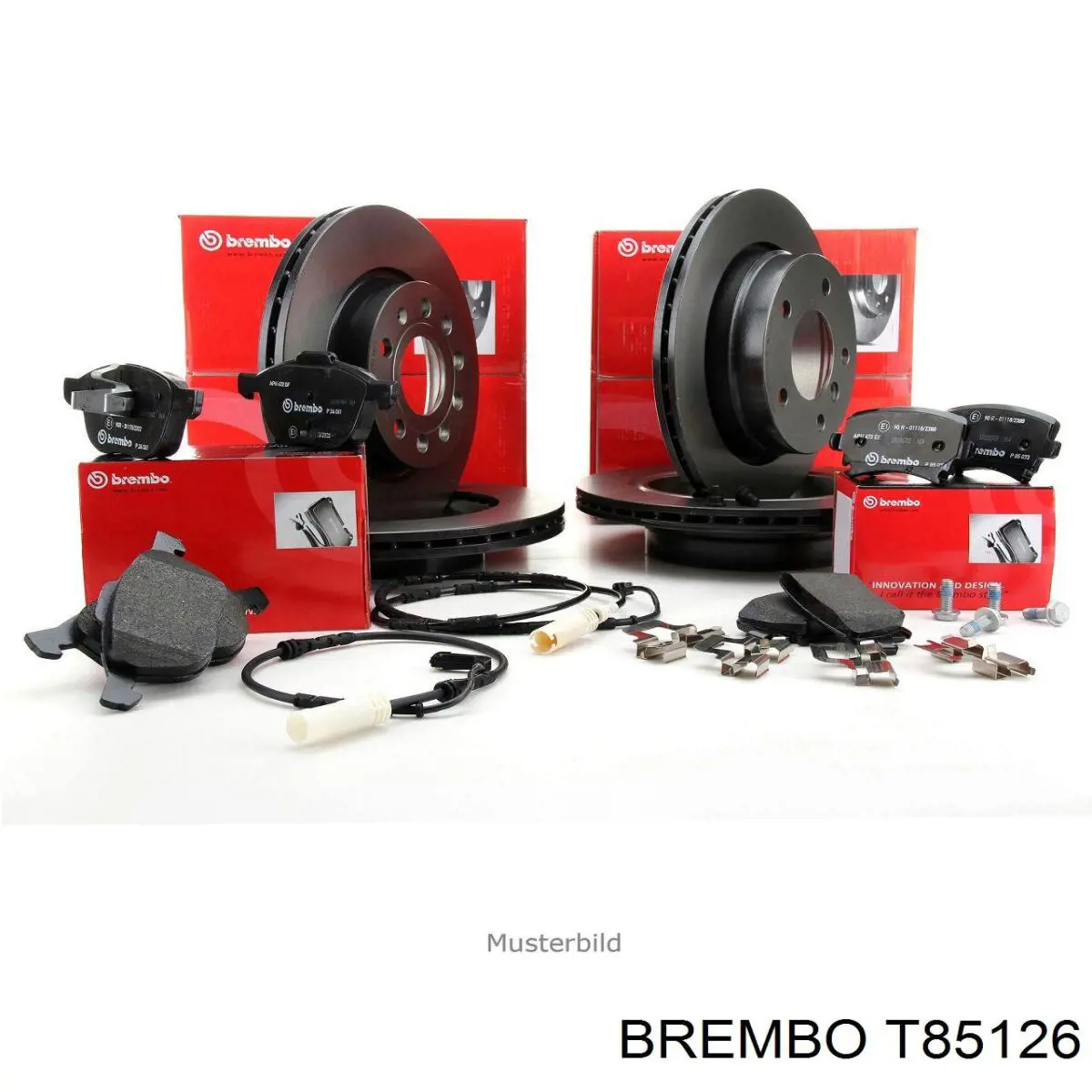 Гальмівні шланги передні T85126 Brembo