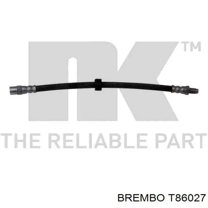 Шланг гальмівний задній T86027 Brembo