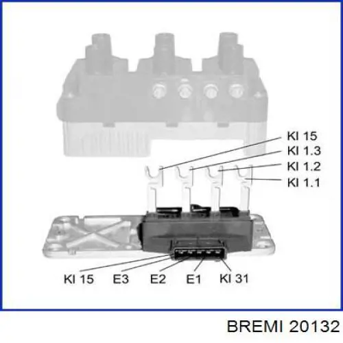 Котушка запалювання Bremi 20132 ціна, від 101.30 USD