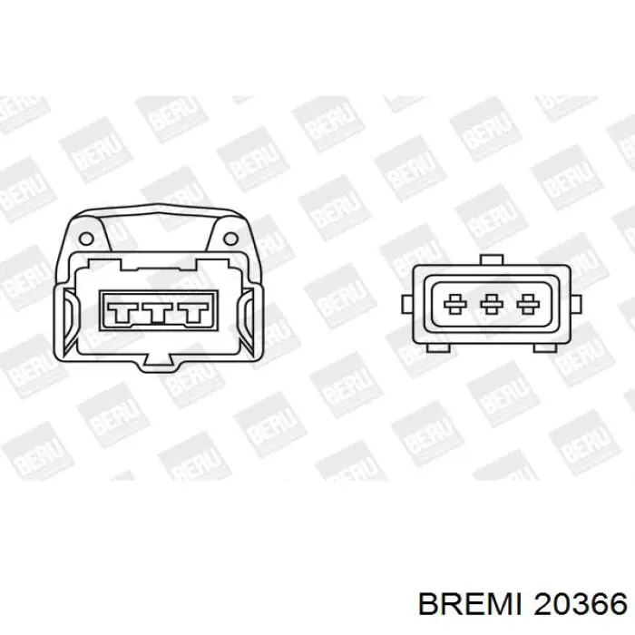 Купити 20366 Bremi Котушка запалювання