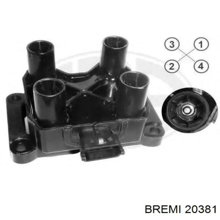 Котушка запалювання Bremi 20381 ціна, від 31.14 USD