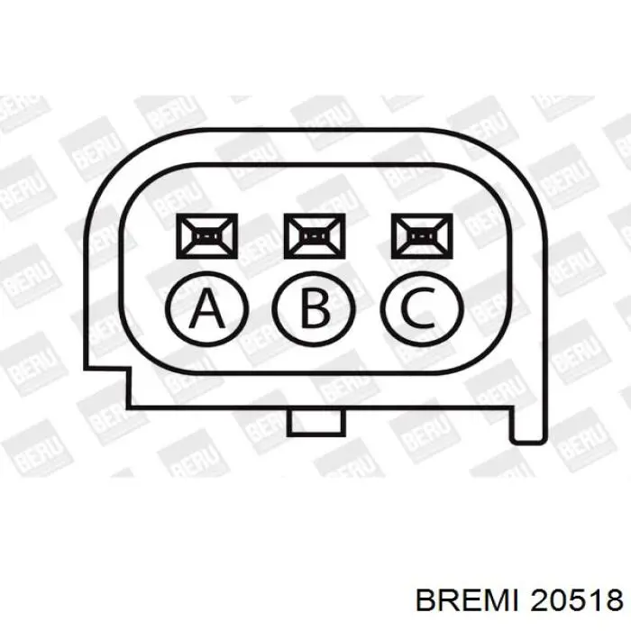 Котушка запалювання 20518 Bremi