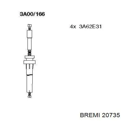 20735 Bremi Котушка запалювання