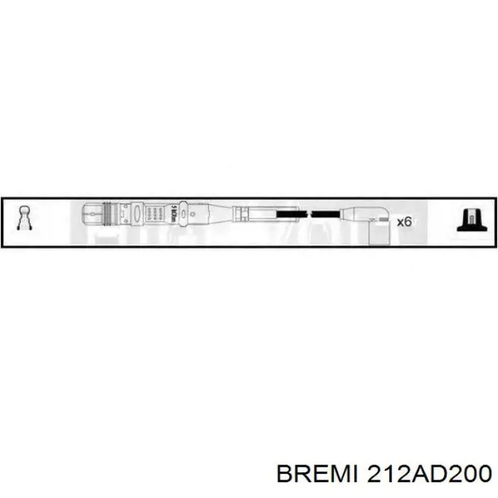 Дріт високовольтний Bremi 212AD200