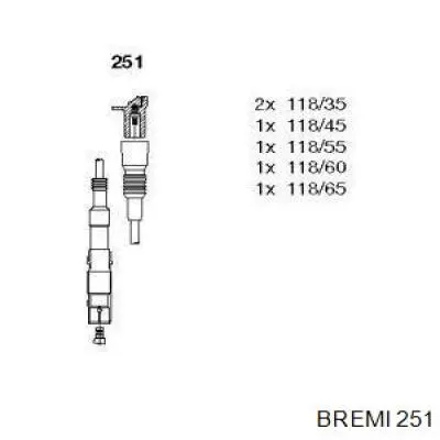 Купити 251 Bremi Провід високовольтні, комплект