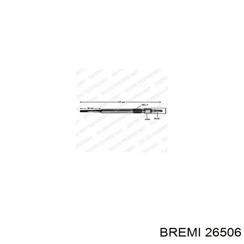 Свічка накалу 26506 Bremi