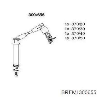 Дроти запалювання Bremi 300655 ціна, від 21.43 USD