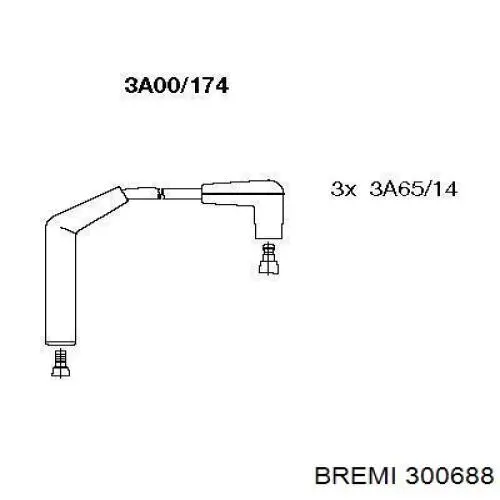 Дріт високовольтний Bremi 300688