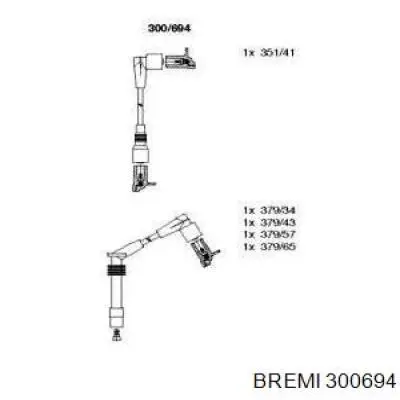 Купити 300694 Bremi Провід високовольтні, комплект