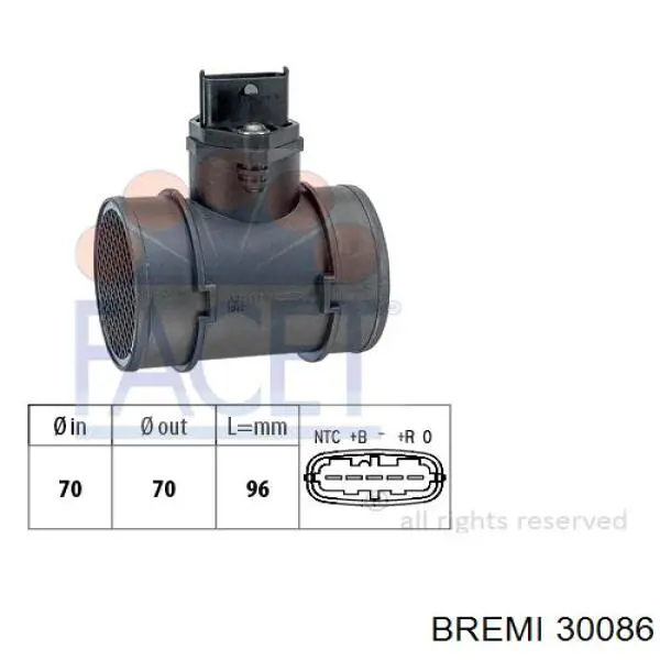 Купити 30086 Bremi Повітромір