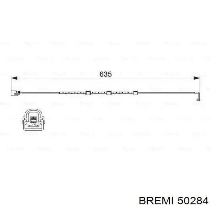 Датчик ABS передній Bremi 50284 ціна, від 19.87 USD