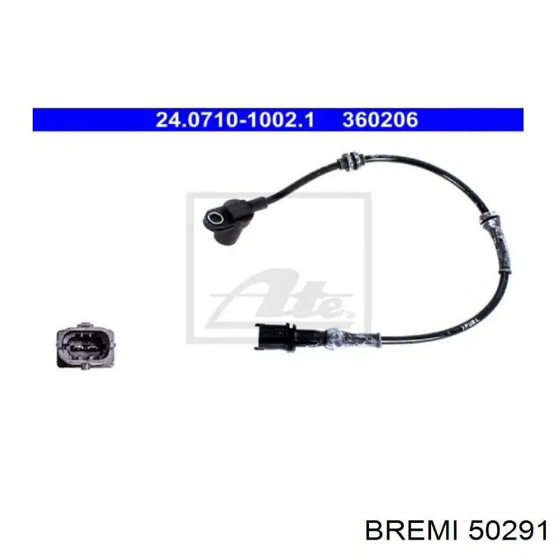 Купити 50291 Bremi Датчик АБС (ABS) передній