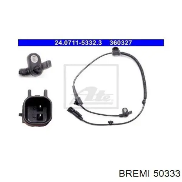 Датчик АБС (ABS) задній Bremi 50333 ціна, від 20.32 USD