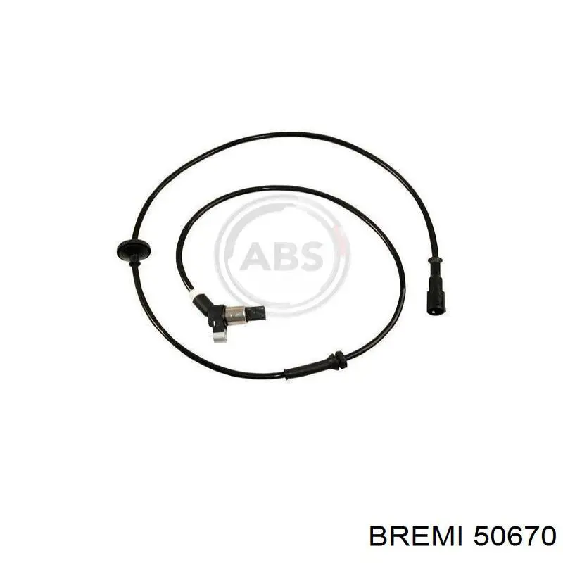 Датчик АБС (ABS) задній, лівий 50670 Bremi