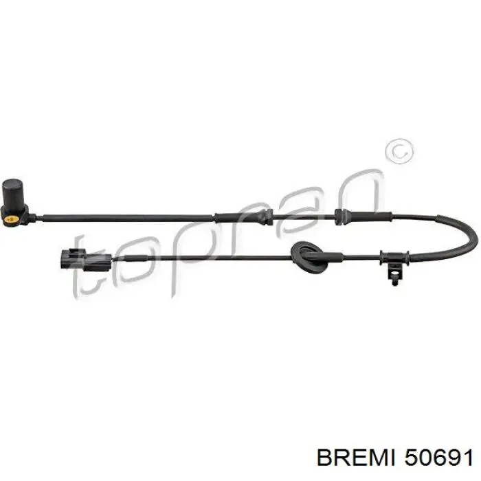 Датчик антиблокувальної системи гальмування Bremi 50691 ціна, від 18.59 USD