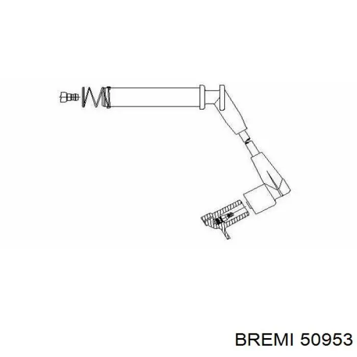 Купити 50953 Bremi Датчик АБС (ABS) задній, правий