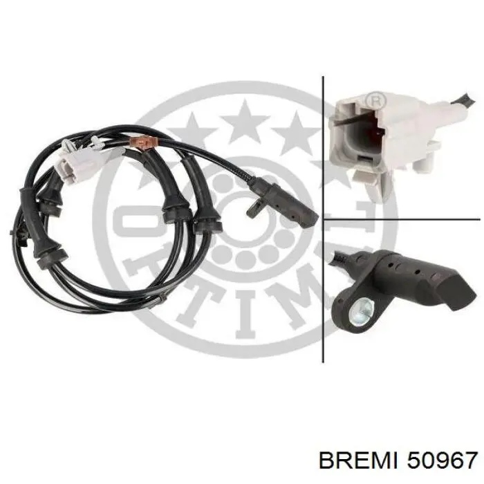 Датчик АБС передній 50967 Bremi