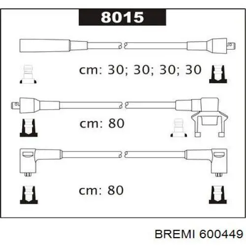 Дроти запалювання Bosch 986357117 ціна, від 15.33 USD