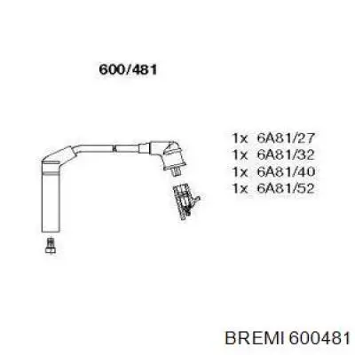 Дріт високовольтний, комплект 600481 Bremi