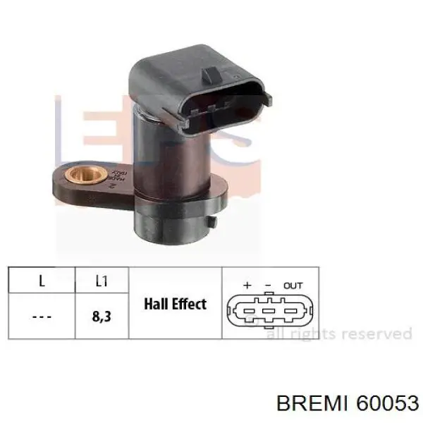 Датчик фаз Bremi 60053 ціна, від 20.53 USD