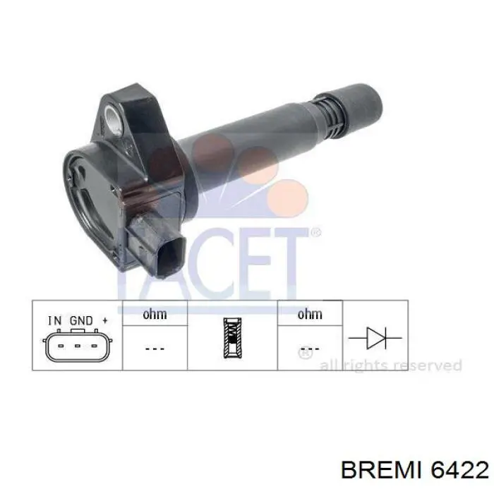 Купити 6422 Bremi Кришка трамблеру
